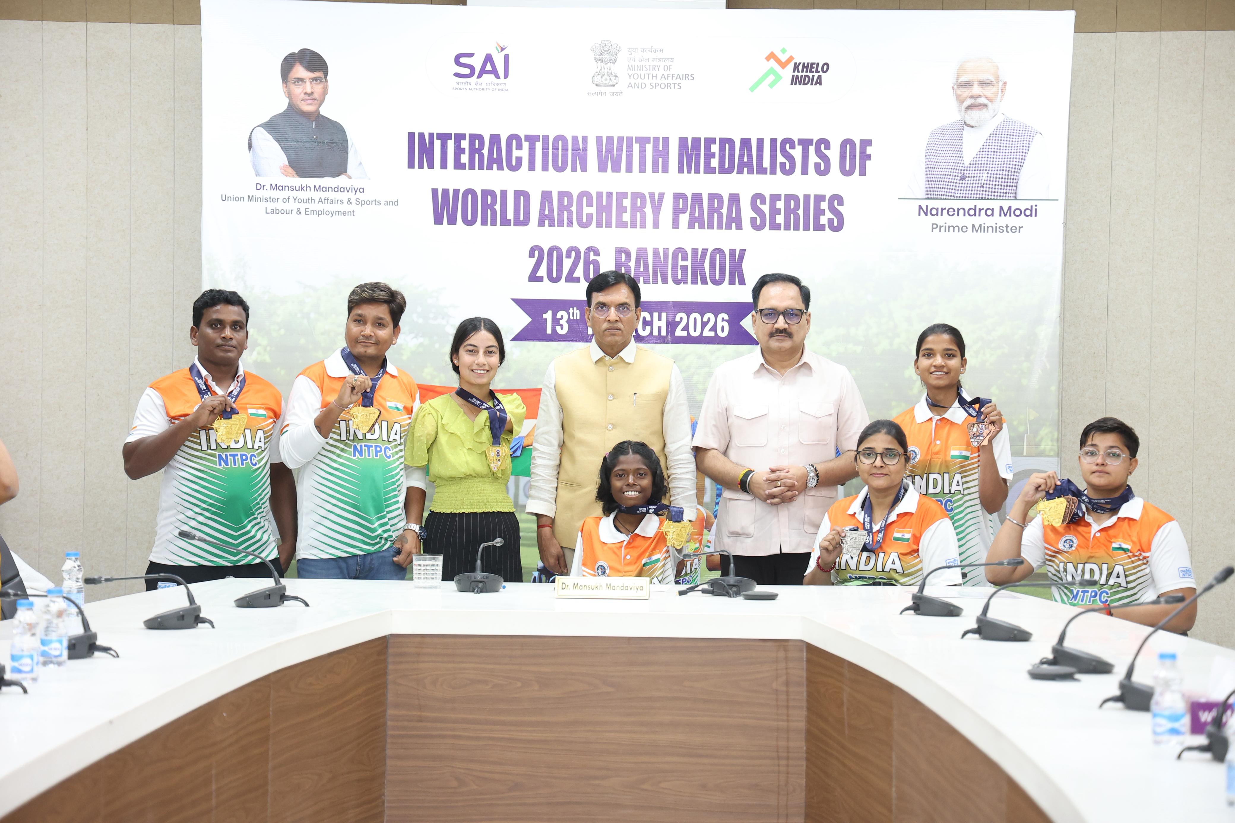 India Felicitates Para Archery Series Champions