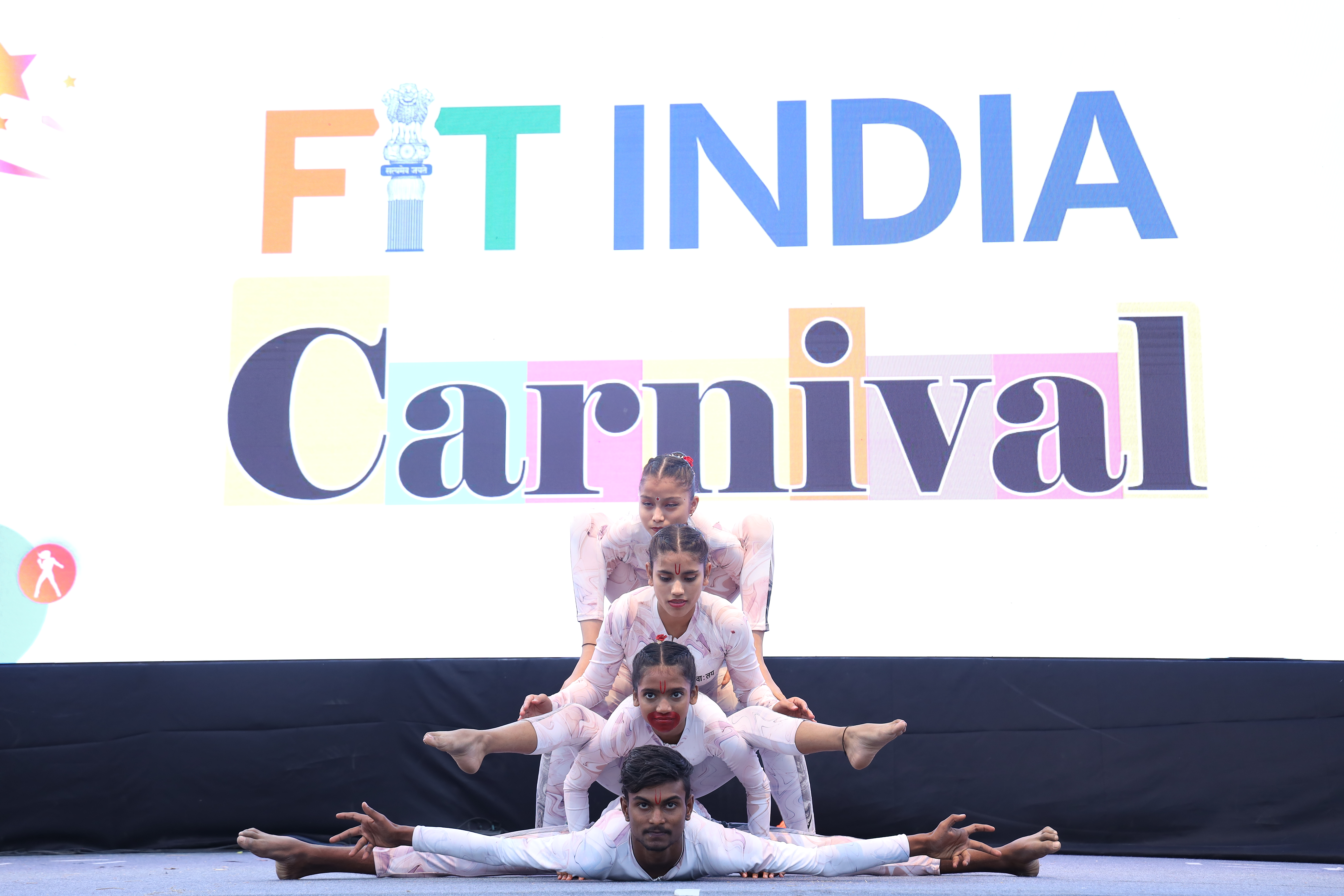 Fit India Carnival Yoga Performance