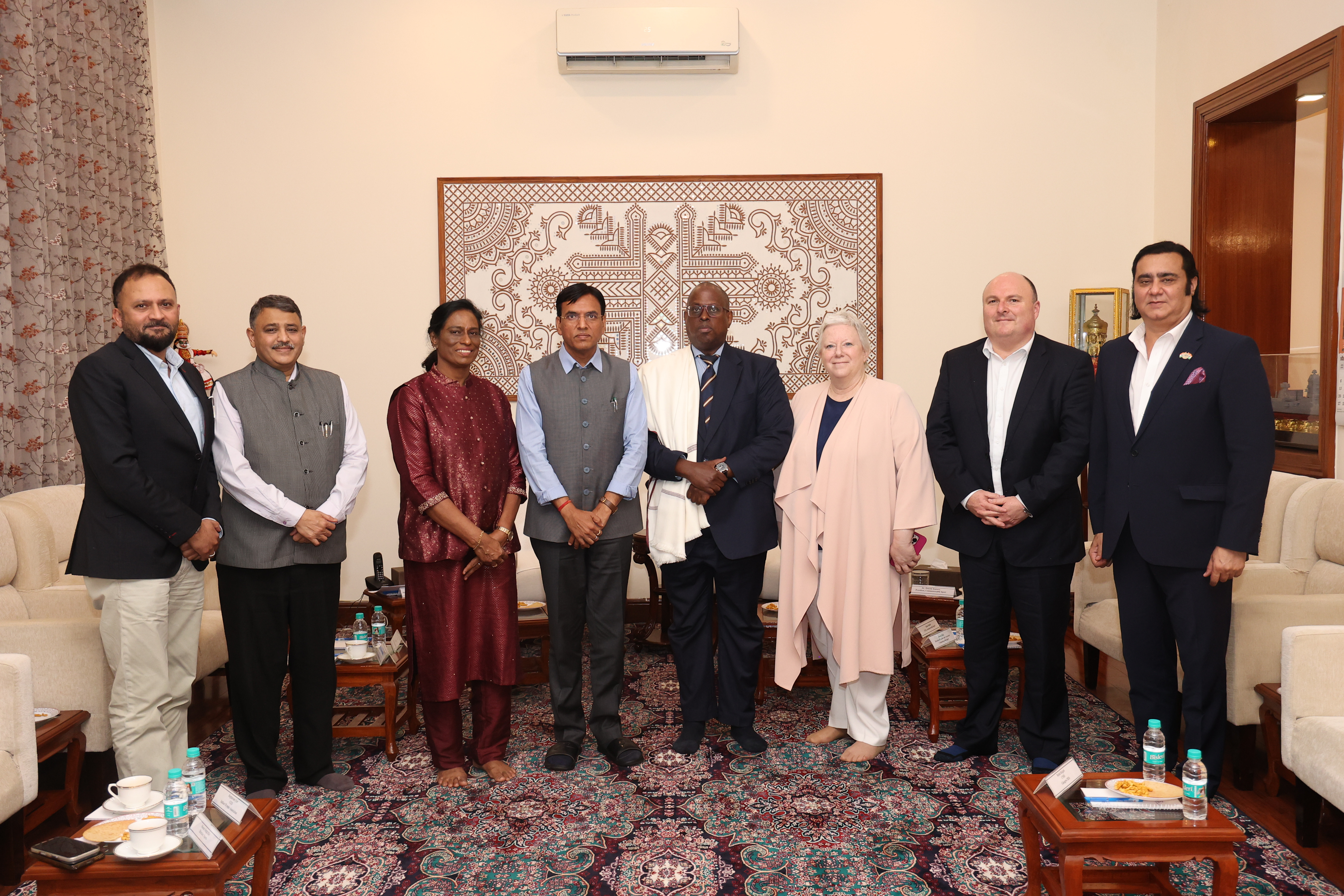 India–Sierra Leone Bilateral Meeting Group Photo